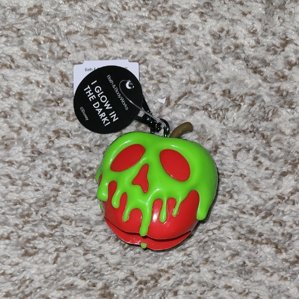 Disney Evil Queen Glow in the Dark Poison Apple Hand Sanitizer Keychain